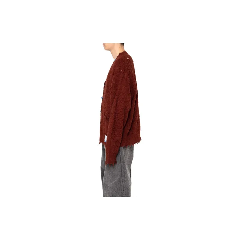 Maison Mihara Yasuhiro Knitwear Men Red Brown-4