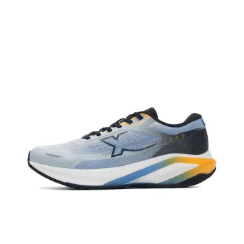 XTEP Starburst Anti-Slip Wear-Resistant Low-Top Casual Running Shoes Men's Blue Black