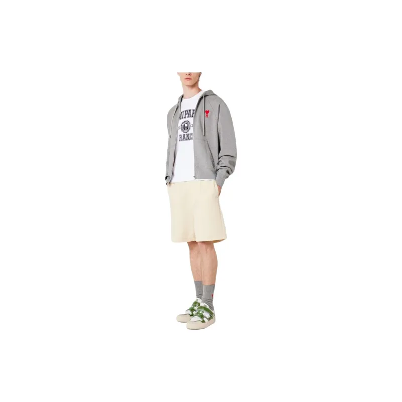 AMIPARIS Sports Shorts Men Beige-1