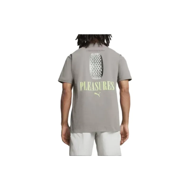 PUMA T Shirts Men Gray-4