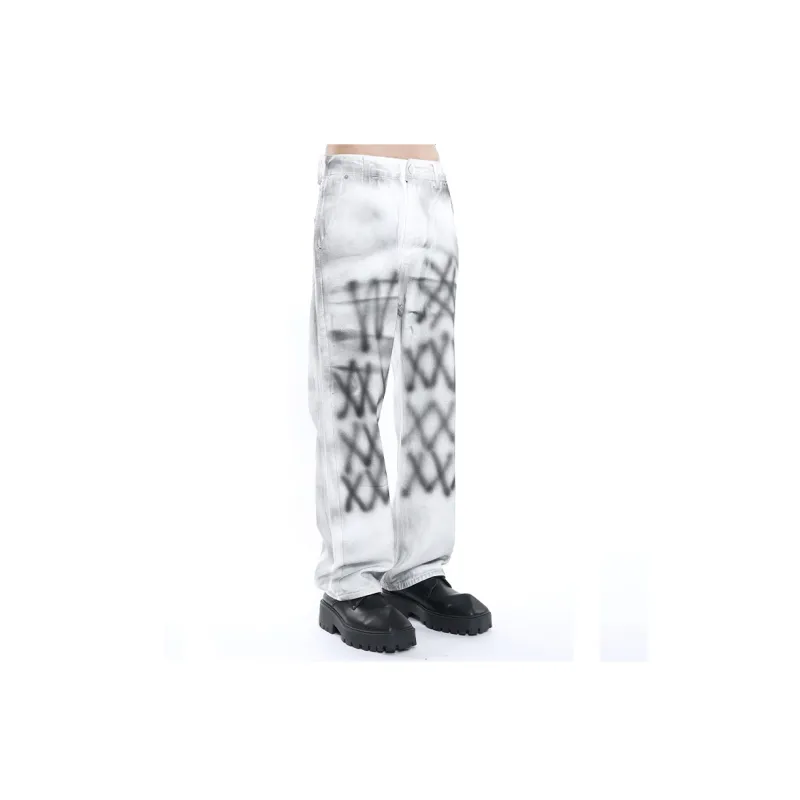 Voguo Relay Distressed Dirty Jeans Unisex-4