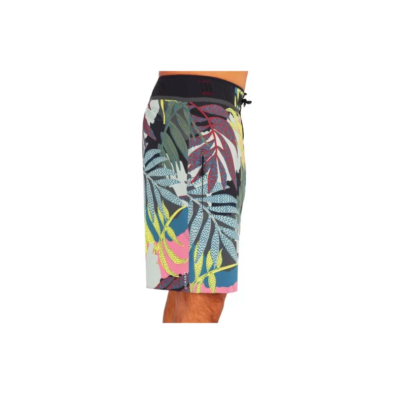 DECATHLON Beach Shorts Men's Khaki/Black-2