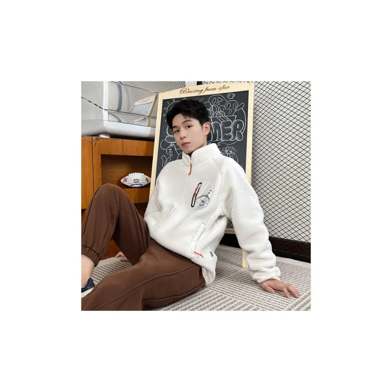 PUMA Velvet Jackets Men Beige-5