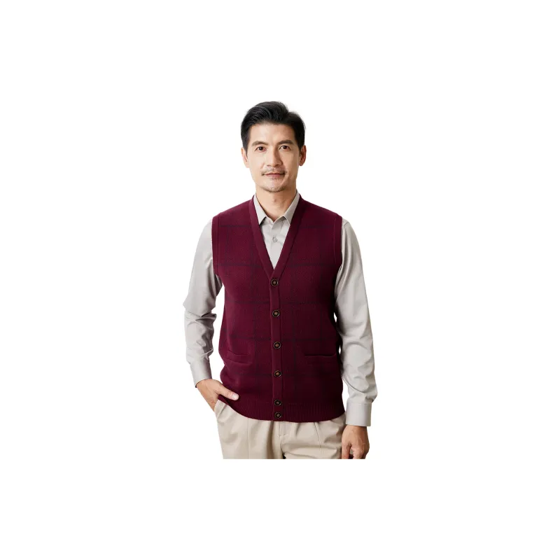 H YXIANG Cashmere Sweaters Men-8