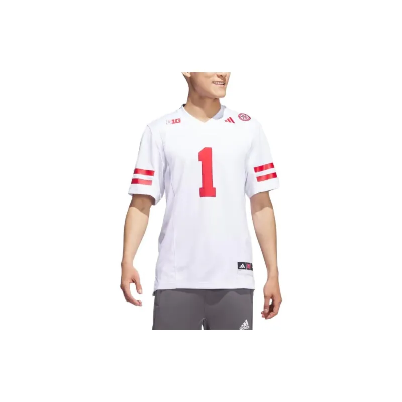 Adidas Nebraska Football Off Field Away Jersey-1