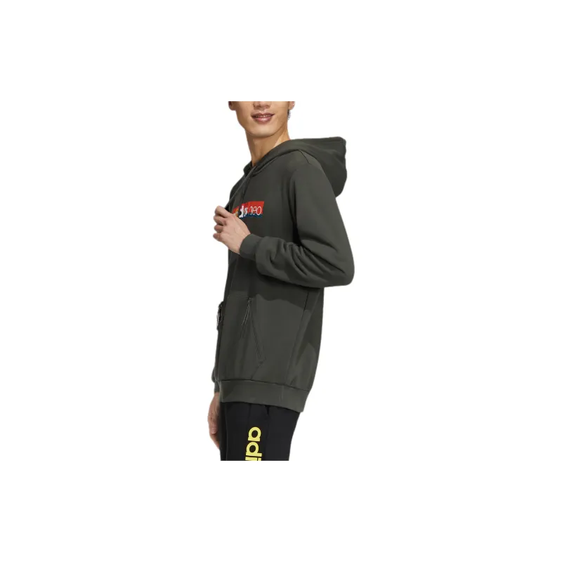 Adidas Neo Sweatshirts Men Deep Earthy Brown-3