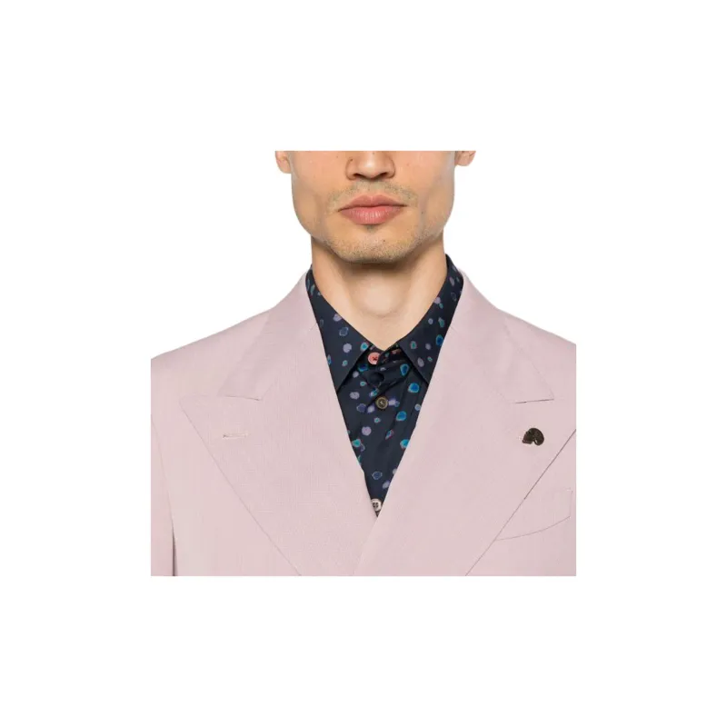 Gabriele Pasini Business Suits Coats Men's Light Pink-2