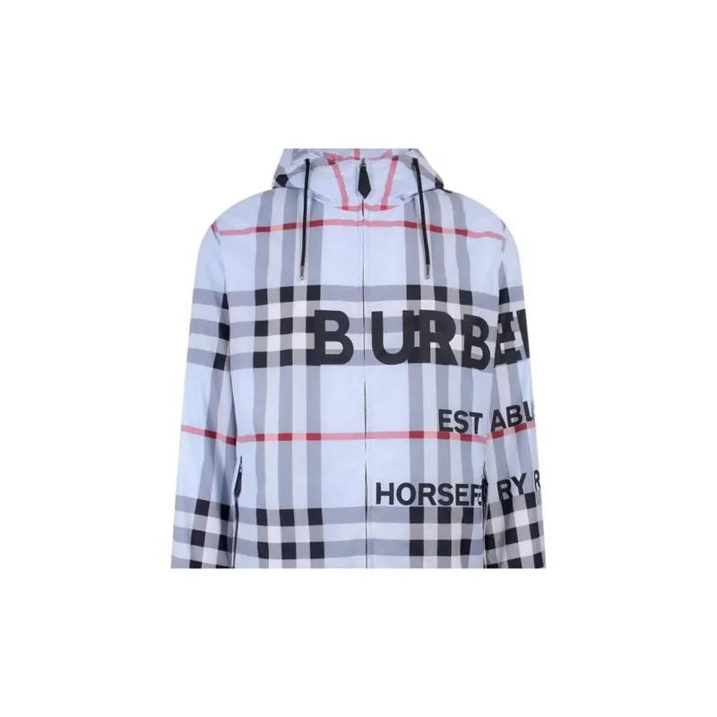Burberry Horseferry Print Check Nylon Hooded Jacket-5