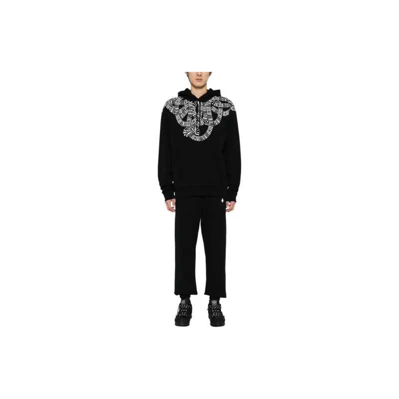 Marcelo Burlon Snake Wings Cotton Hoodie-1