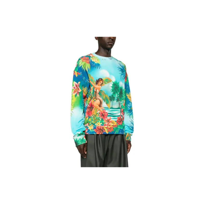 Roberto Cavalli Floral print Cotton Sweatshirt-2