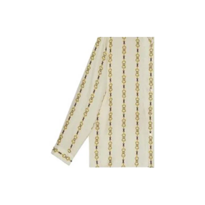 GUCCI Shirts Men Beige Yellow-5