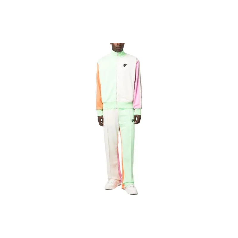 PALM ANGELS Colourblock Zipped Track Jacket-3