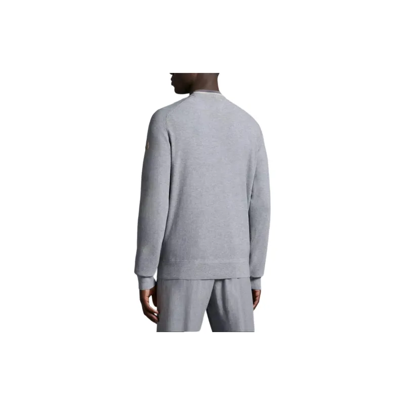 Moncler Sweaters Men Gray-4