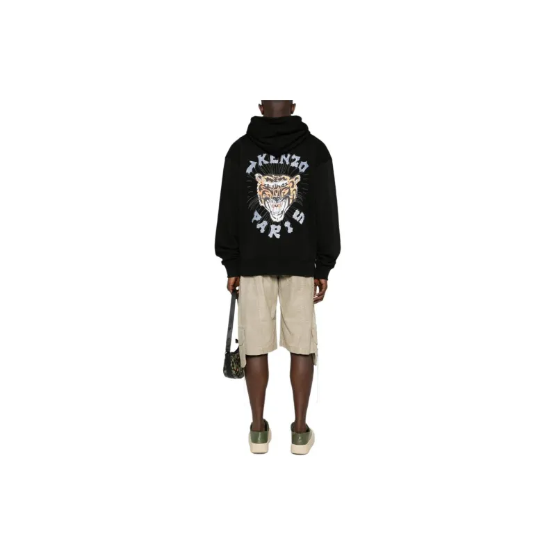 KENZO Drawn Varsity Oversize Hoodie-2
