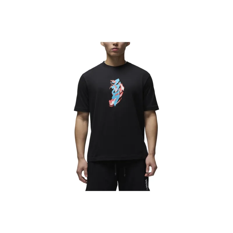 Jordan T Shirts Men Black-2