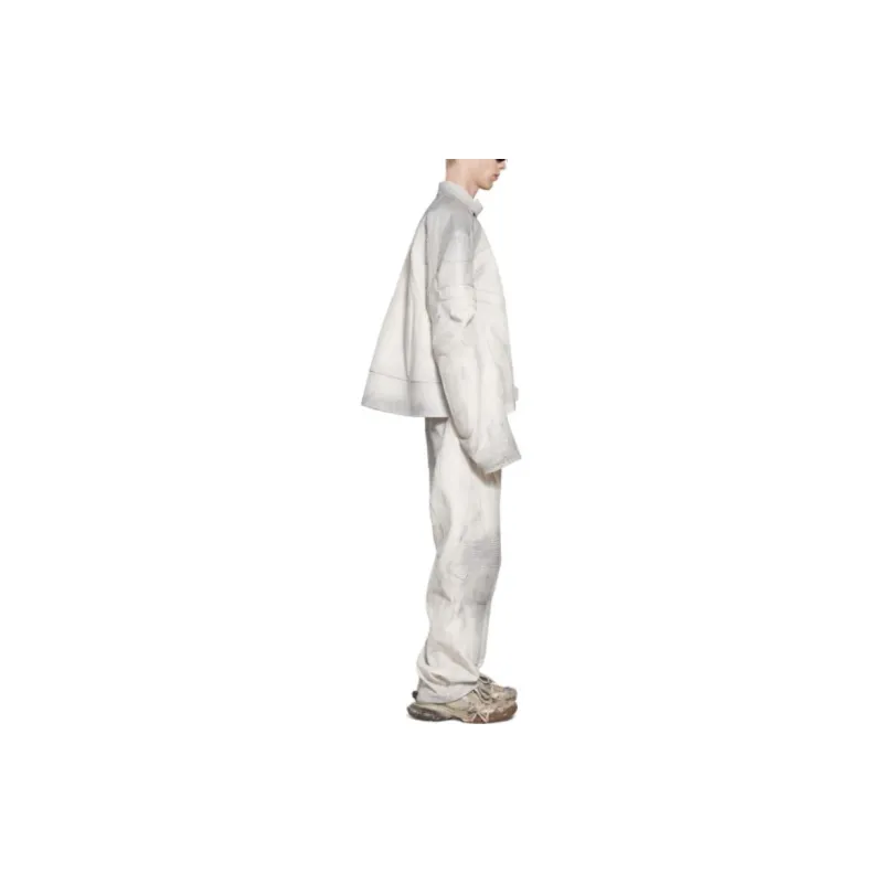 Balenciaga Jackets Men White-3