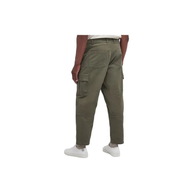 BARBOUR FW23 Cargo Pants Men's Gray Green-2