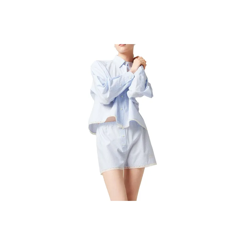 MIU MIU SS23 Casual Shorts Unisex Blue-2