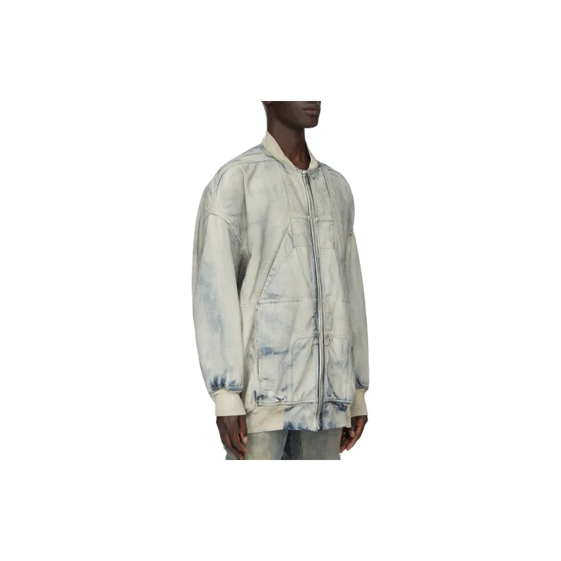 Rick Owens DRKSHDW SS24 Denim Jacket Men's Sky Color-4