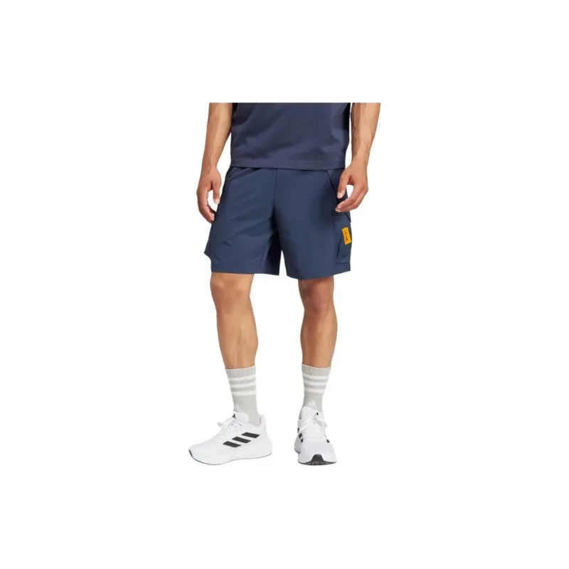 Adidas SS24 Real Madrid Collection Sports Shorts Men's Dark Blue-1