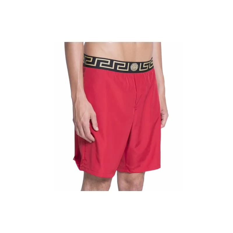 VERSACE Casual Shorts Men's Red-4