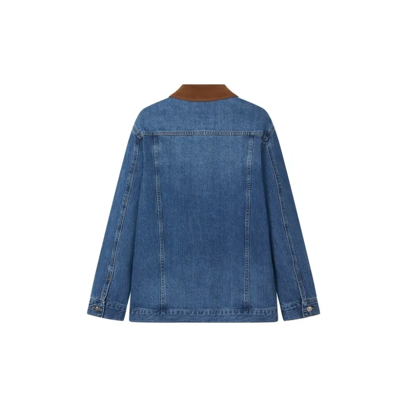 Teenie Weenie Denim Jacket Women's Medium Blue-1