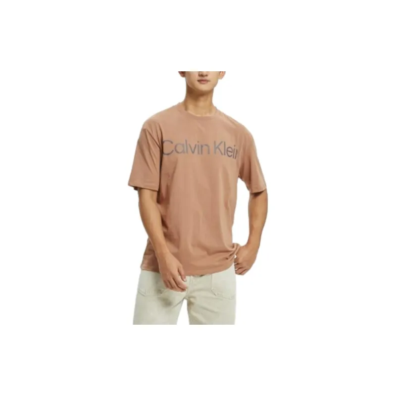CK/Calvin Klein T Shirt Men's Beaver Brown-1