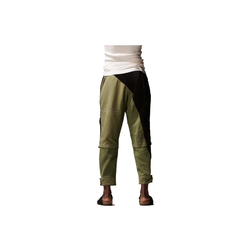 GREG LAUREN Army Jacket Tux Panelled Trousers-2