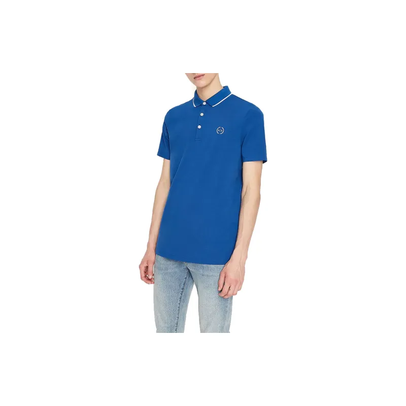 ARMANI EXCHANGE Polo Shirts Men Indigo-3