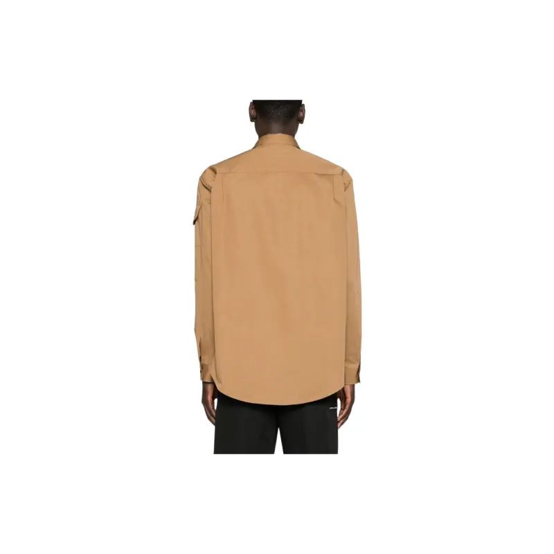 Alexander McQueen Loo tape Cotton Overshirt-2