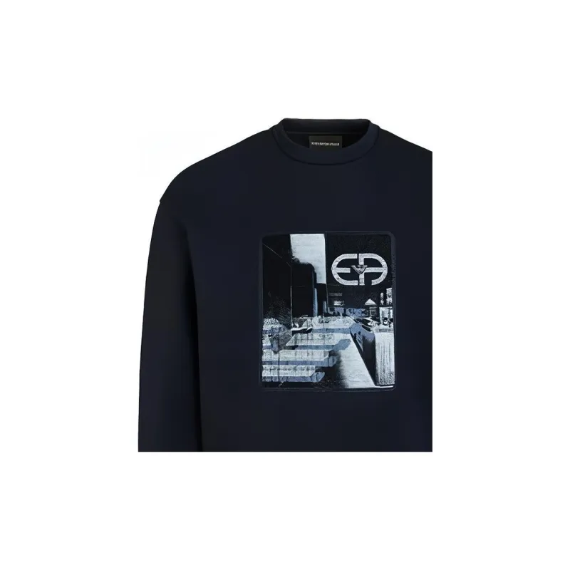 EMPORIO ARMANI Sweatshirt Men's Dark Blue-5
