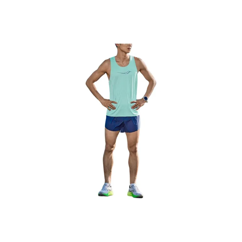 Saucony Tank Top Men's Inkstone Blue-2