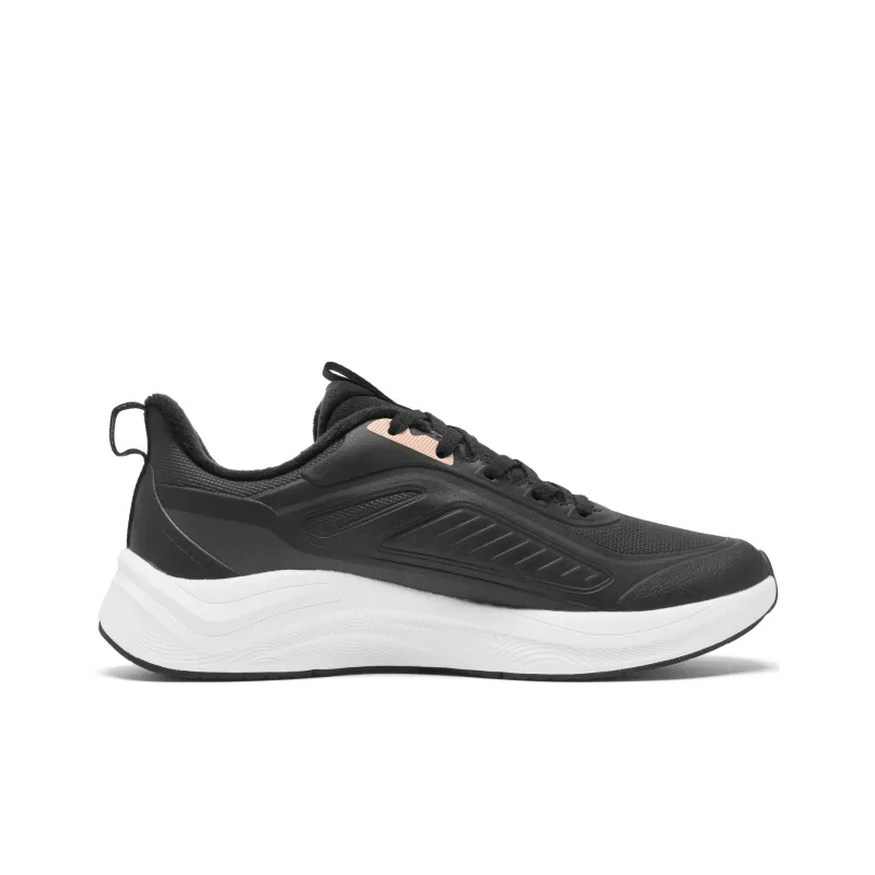 QIAODAN Rainwing 4.0 Running Shoes Women's Low Top Black/Lightning Gray-1