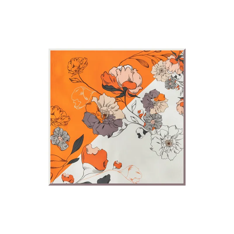 Shanghai Story 100% Mulberry Silk Scarves Women's Blue White, Gift Box Set-14