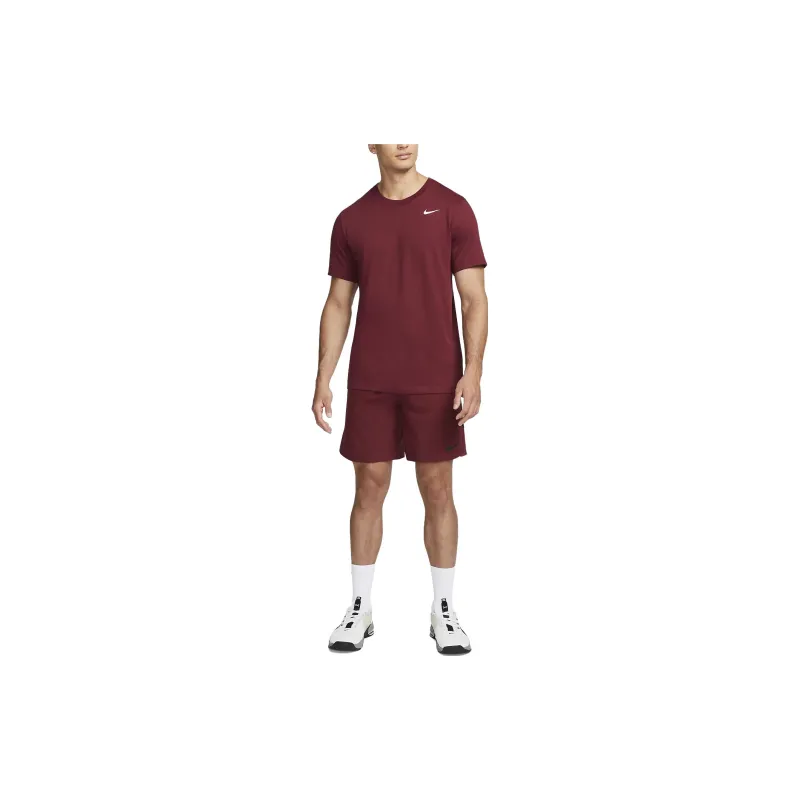 Nike T Shirts Men Dark Red-2