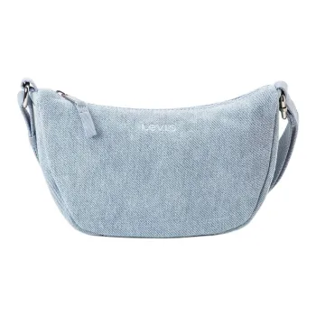 Levi's Cotton Shoulder Bag, Crossbody Bag Small Size Women's Light Blue
