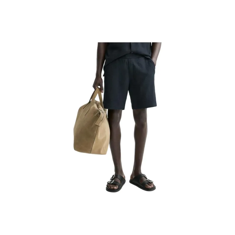 ZARA Casual Shorts Men's Sea Blue-3