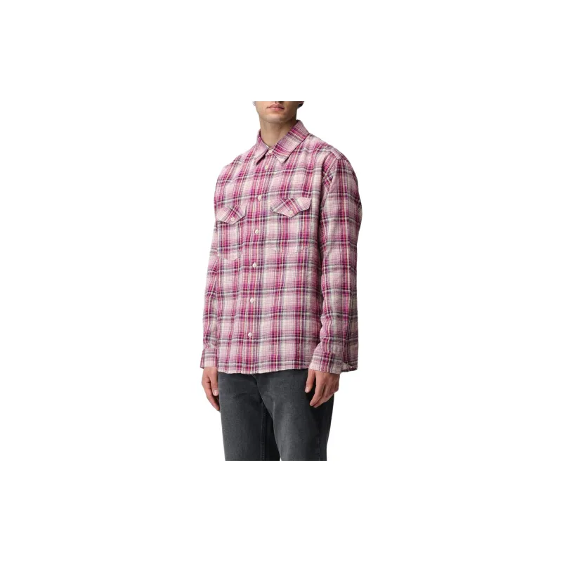 ISABEL MARANT Checked Long Sleeved Shirt-4