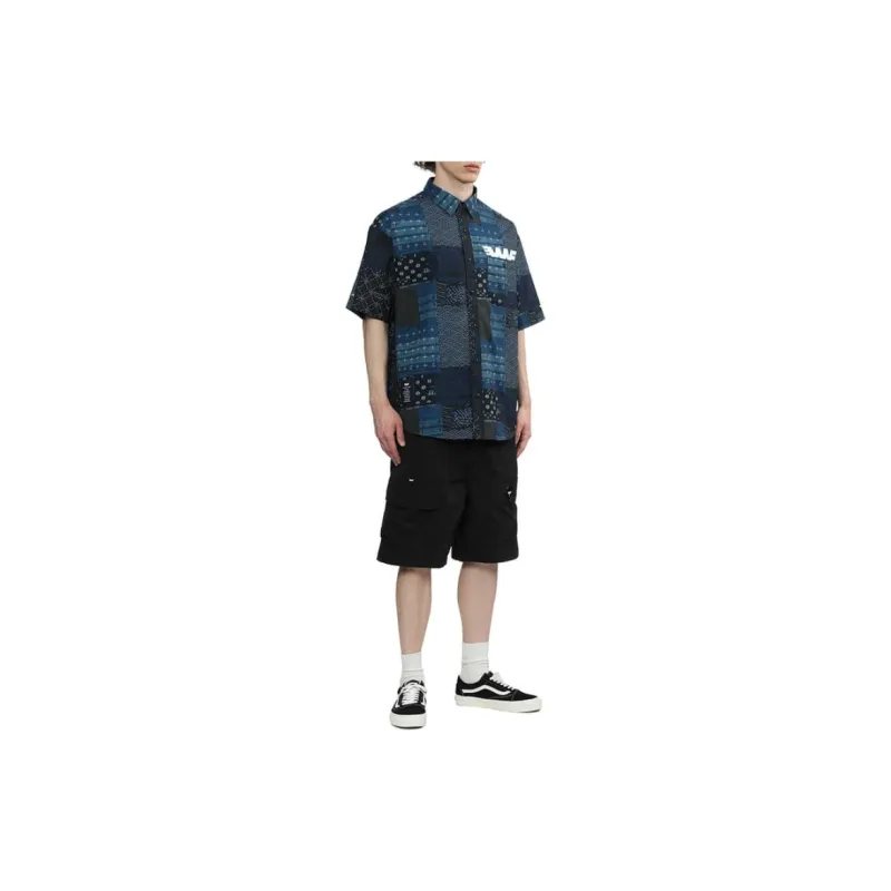 Fingercrox Shirt Men's Blue Black-4