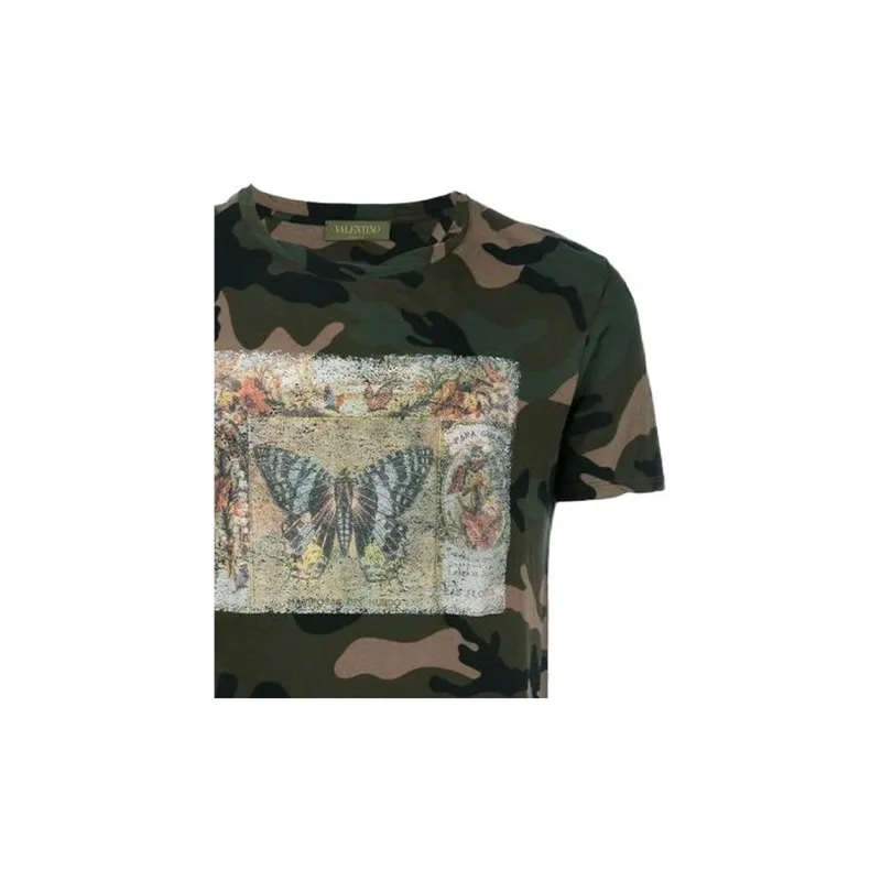 Valentino T-Shirts Men Camouflage-5