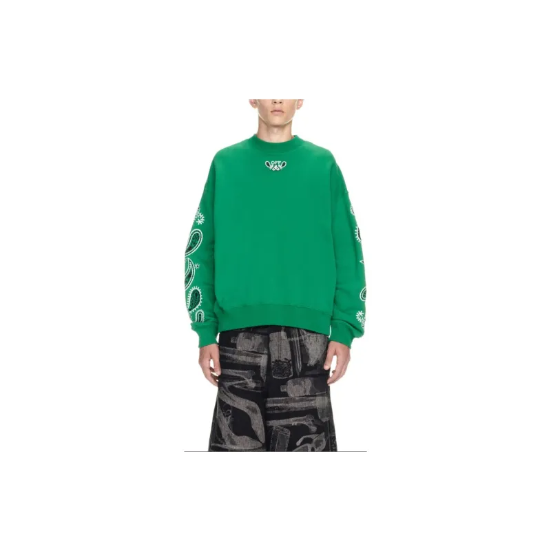 OFF WHITE Bandana Arrow Crewneck Sweatshirt-1