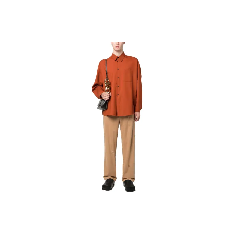 MARNI Shirts Men Burnt Orange-1