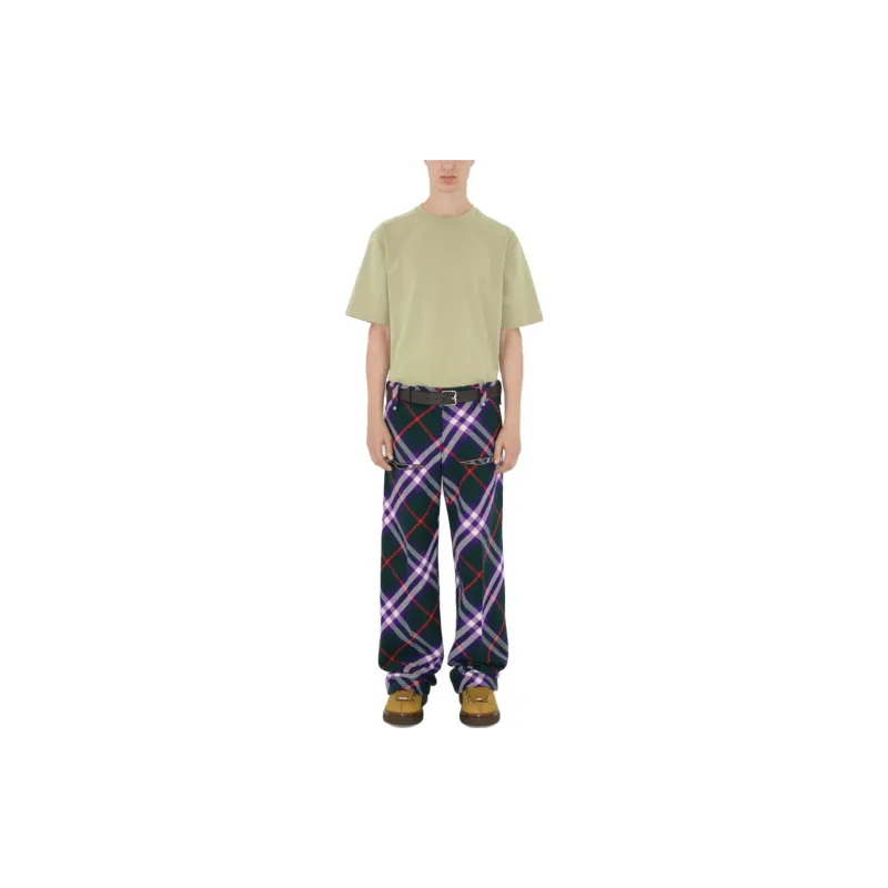 Burberry Short Sleeved Crewneck T Shirt-1