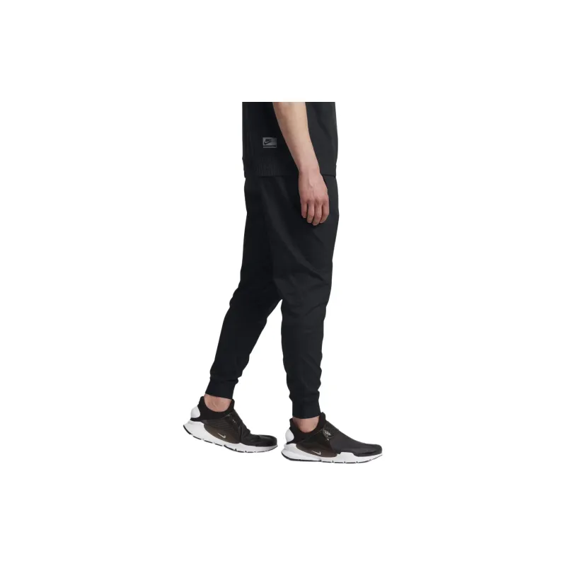 Nike INTERNATIONAL WOVEN JOGGER Knitted Sports Pants Men's Black-4