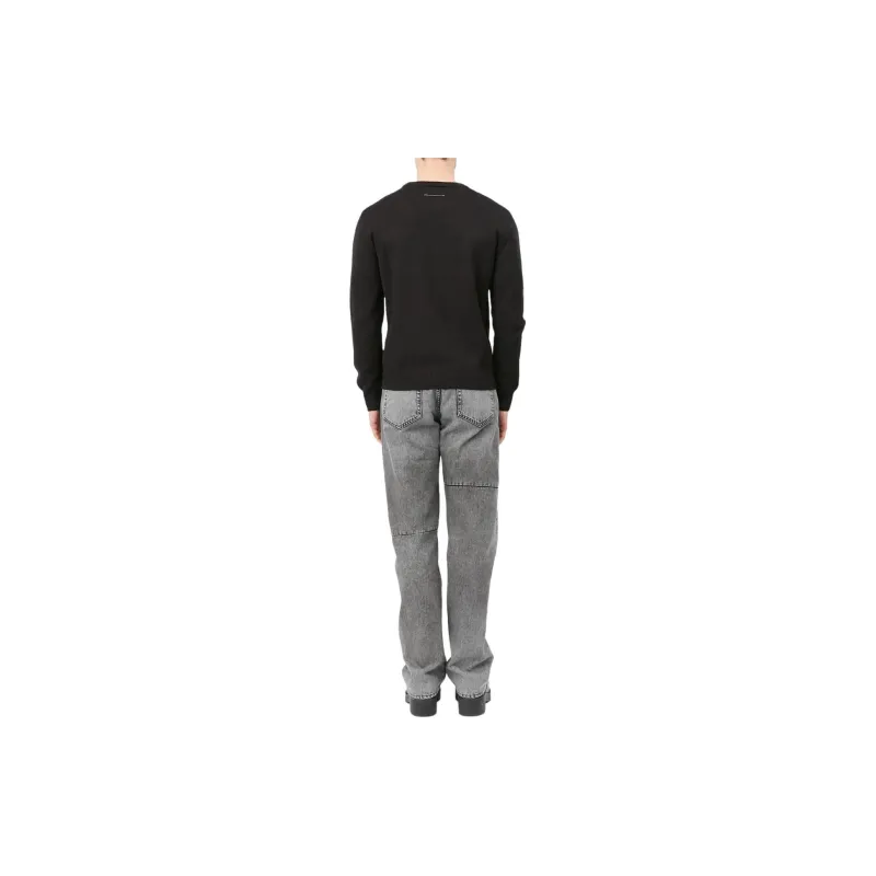 MM6 Maison Margiela Numbers motif Crew neck Jumper-2