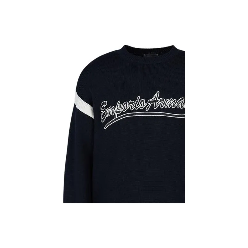 EMPORIO ARMANI Sweaters Men Marine Blue-1