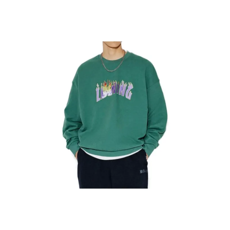 LiNing Sweatshirt Unisex Deep Temple Green-2