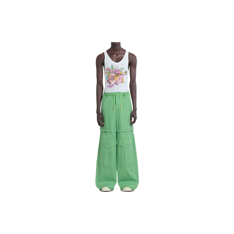 MARNI Jam Series Cargo Pants Men Green-1