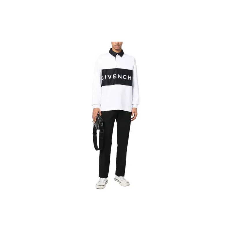 Givenchy Polo Shirts Men White-1