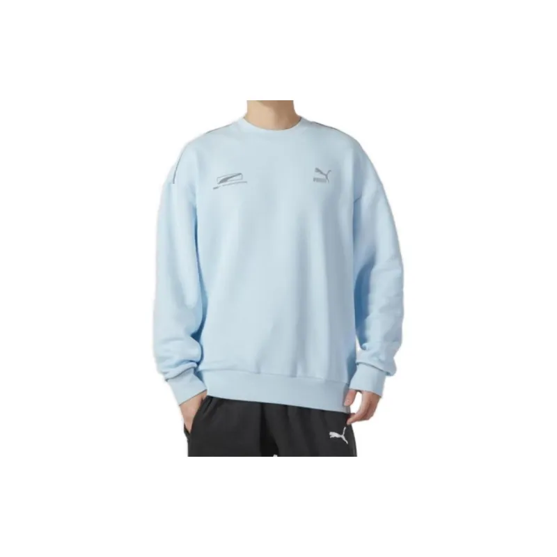 PUMA Sweatshirts Men Blue-2
